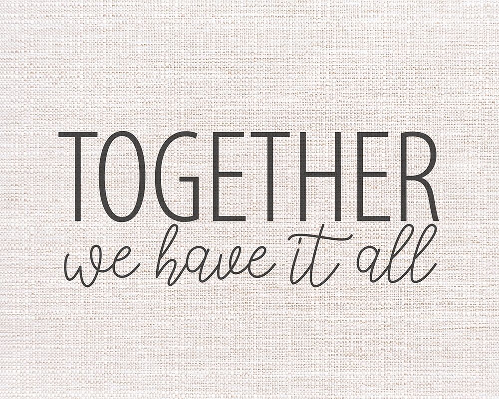 Together We art print by Kimberly Allen for $57.95 CAD