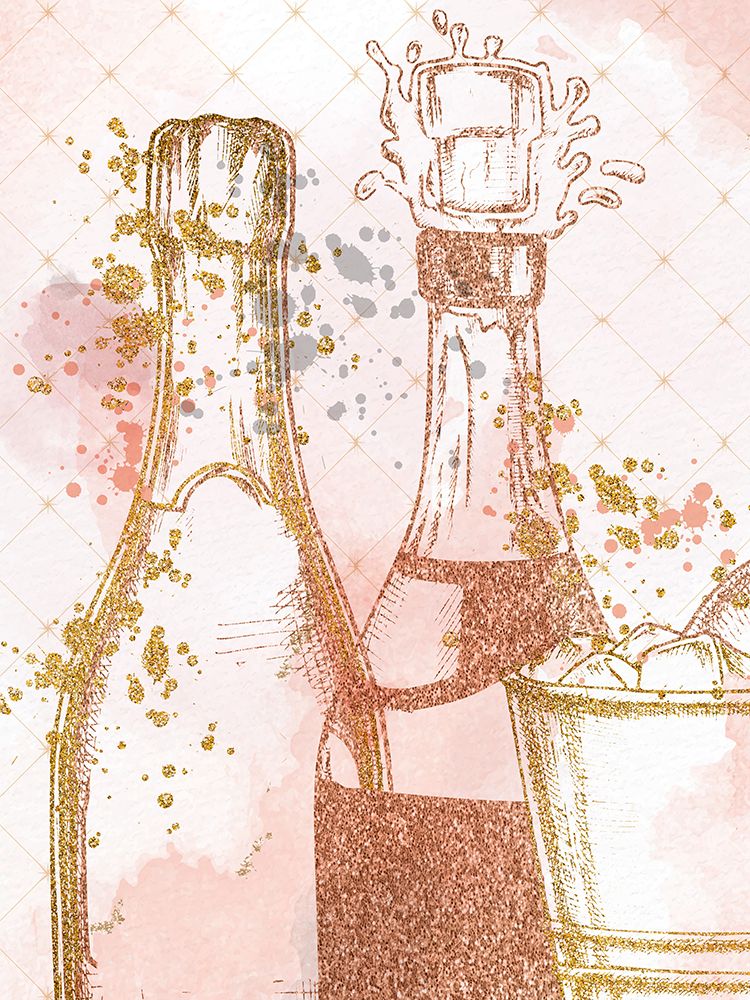 Pink Champagne art print by Kimberly Allen for $57.95 CAD