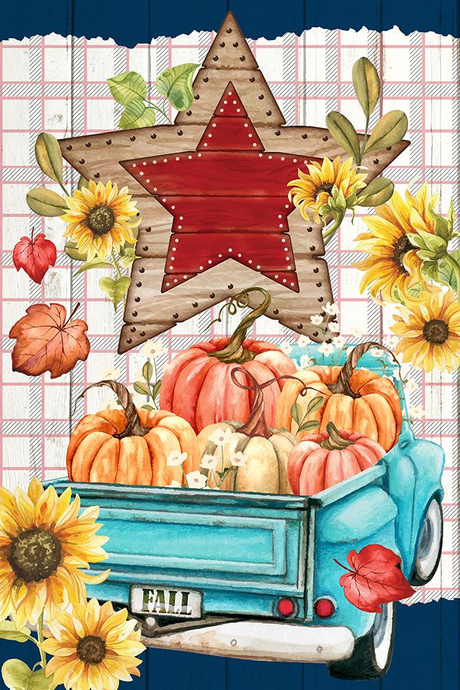 Americana Autumn art print by Kimberly Allen for $57.95 CAD