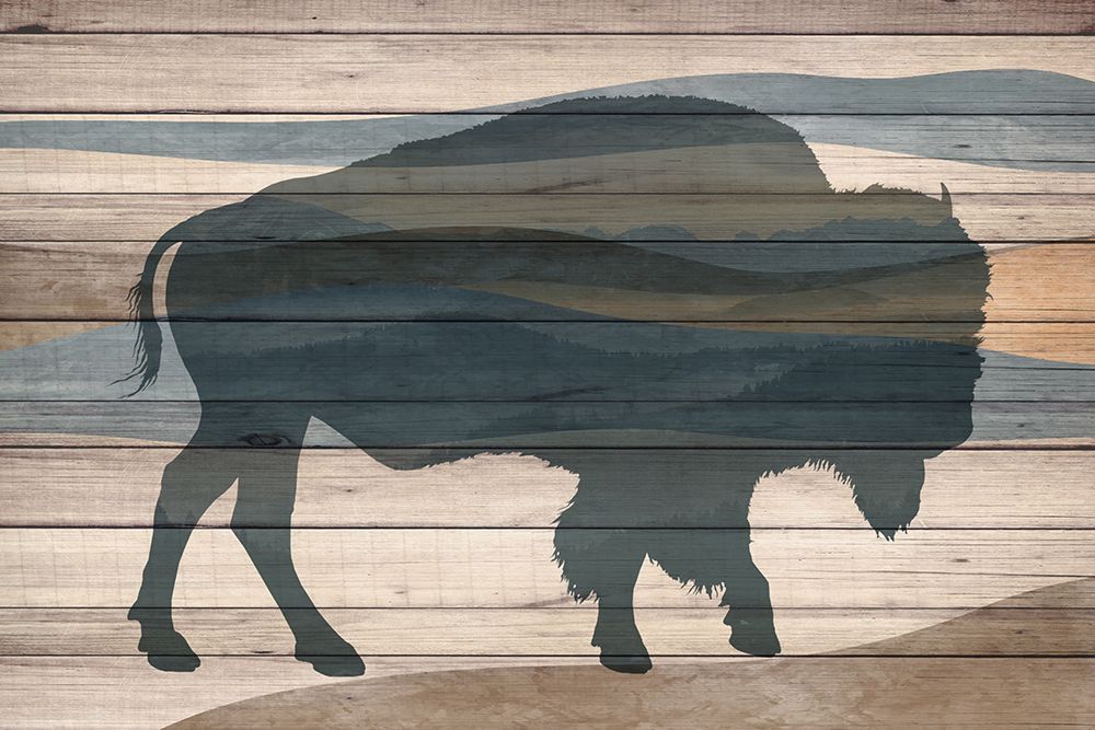 Bison art print by Kimberly Allen for $57.95 CAD