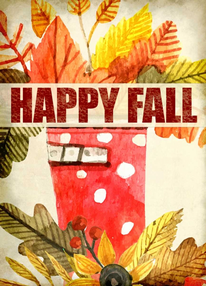 Happy Fall art print by Kimberly Allen for $57.95 CAD