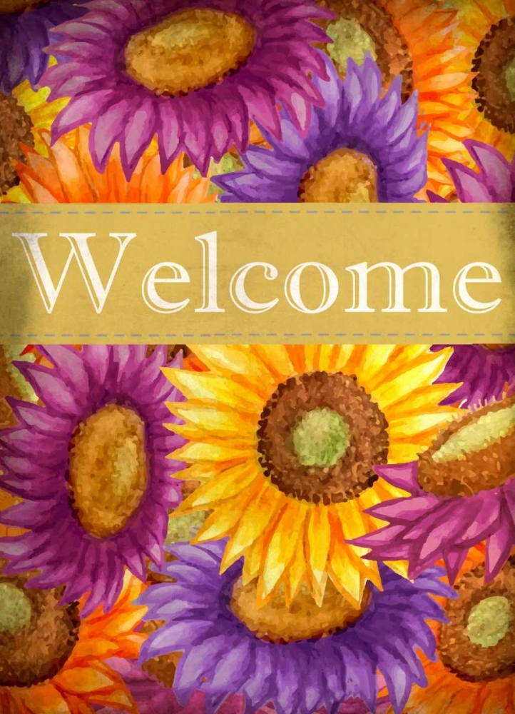 Welcome Sunflower art print by Kimberly Allen for $57.95 CAD