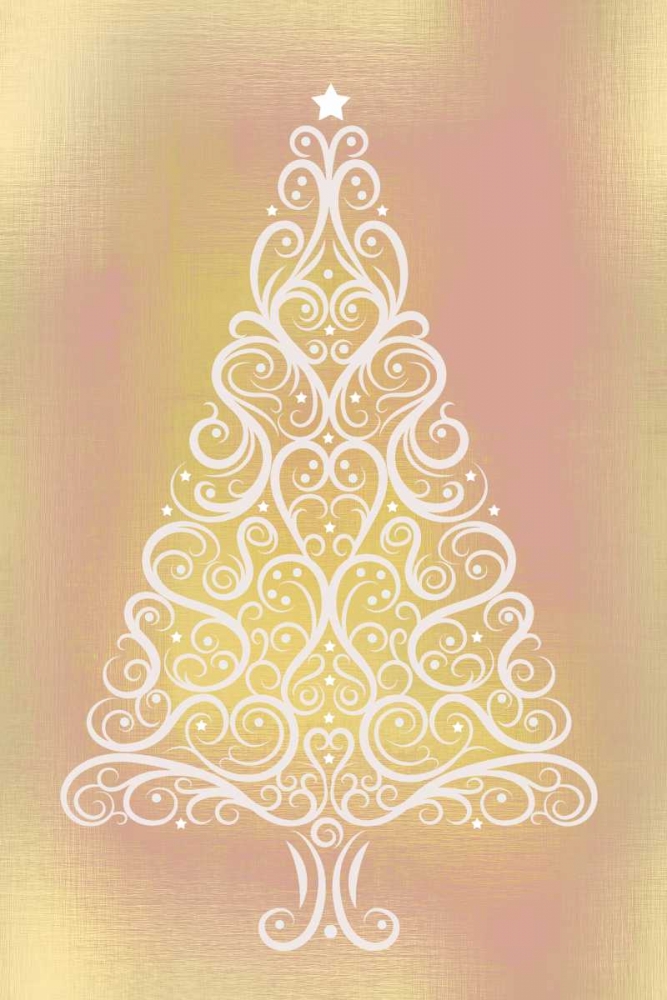 Frosted Christmas Gold art print by Kimberly Allen for $57.95 CAD