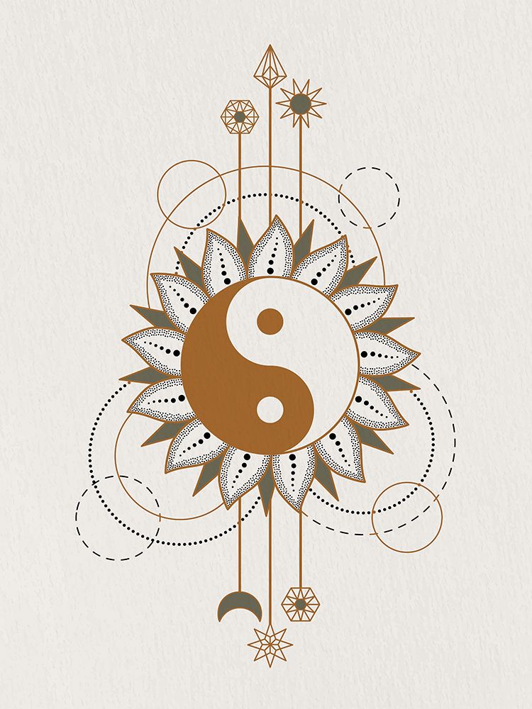 Ying Yang art print by Kimberly Allen for $57.95 CAD