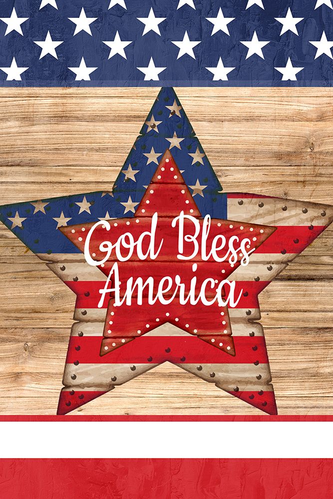 American Star Flag art print by Kimberly Allen for $57.95 CAD