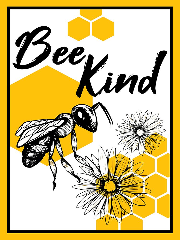 Bee Poster 1 art print by Kimberly Allen for $57.95 CAD