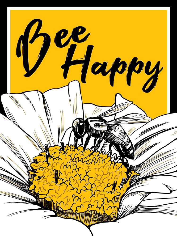 Bee Poster 2 art print by Kimberly Allen for $57.95 CAD