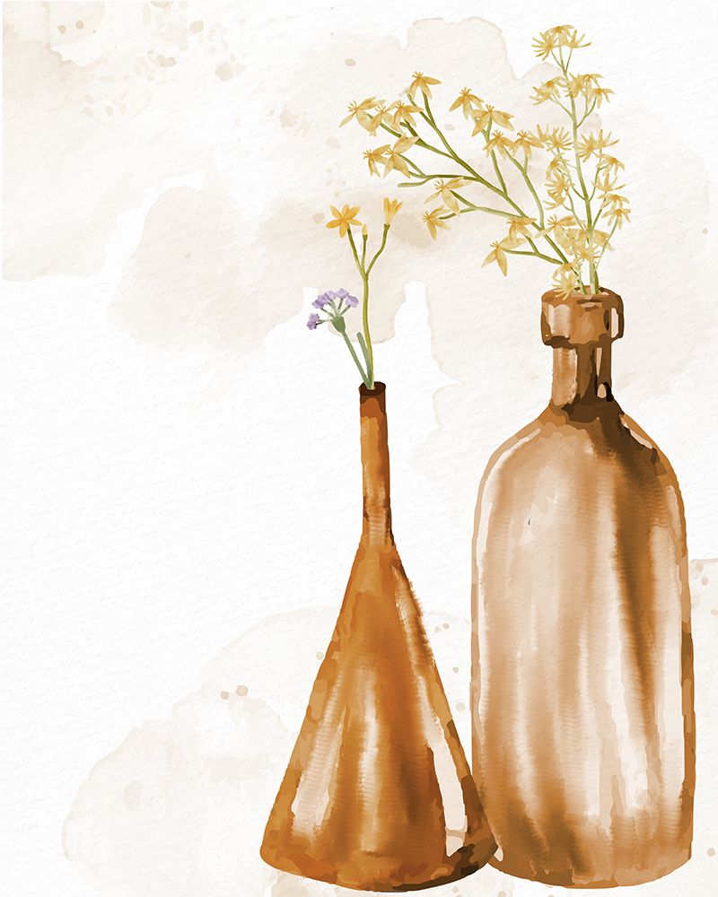 Wildflower Vases 2 art print by Kimberly Allen for $57.95 CAD