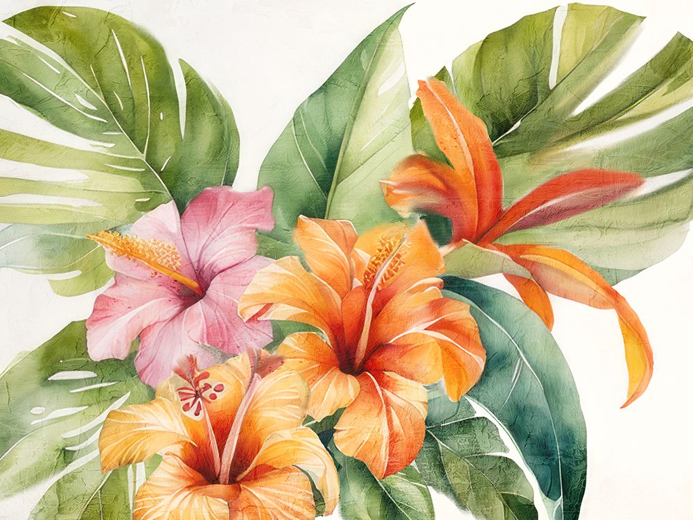 Tropical Floral Bunch art print by Kimberly Allen for $57.95 CAD