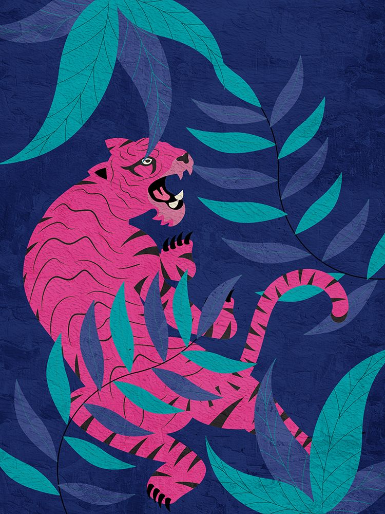 Pink Jungle 1 art print by Kimberly Allen for $57.95 CAD