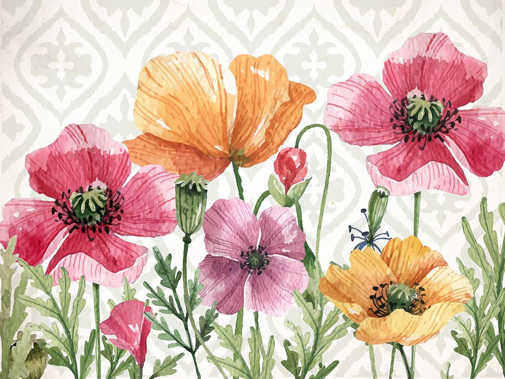 Poppy Place 5 art print by Kimberly Allen for $57.95 CAD