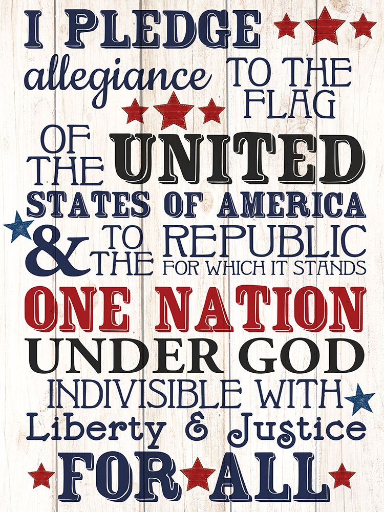 I Pledge art print by Kimberly Allen for $57.95 CAD