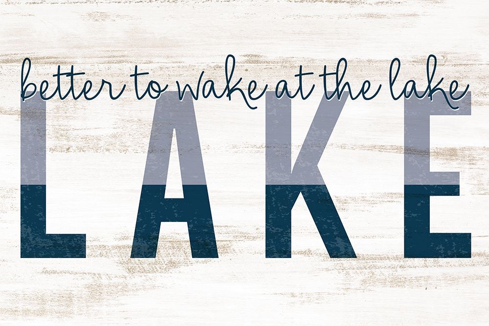 Better To Wake At The Lake art print by Kimberly Allen for $57.95 CAD