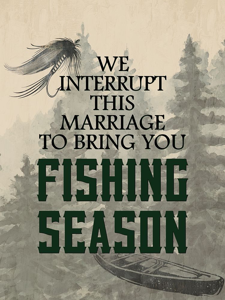 Fishing Season Marriage art print by Kimberly Allen for $57.95 CAD