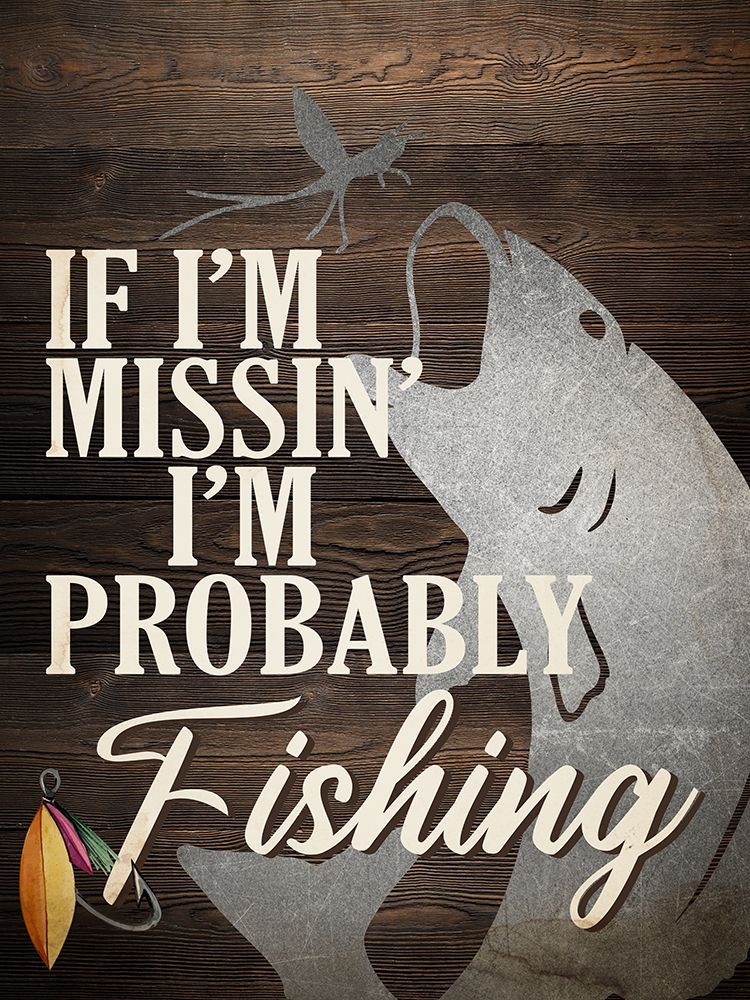 Probably Fishing art print by Kimberly Allen for $57.95 CAD