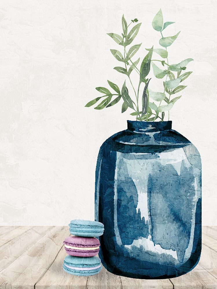 Vase And Macaroons 2 art print by Kimberly Allen for $57.95 CAD