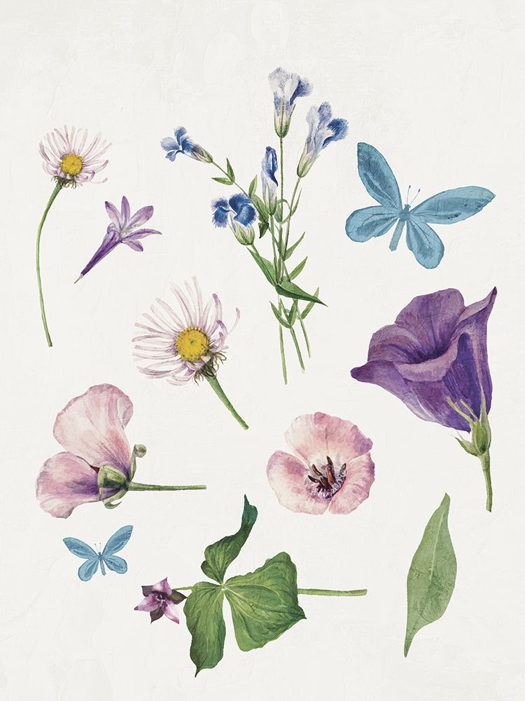 Botanical Purple 2 art print by Kimberly Allen for $57.95 CAD