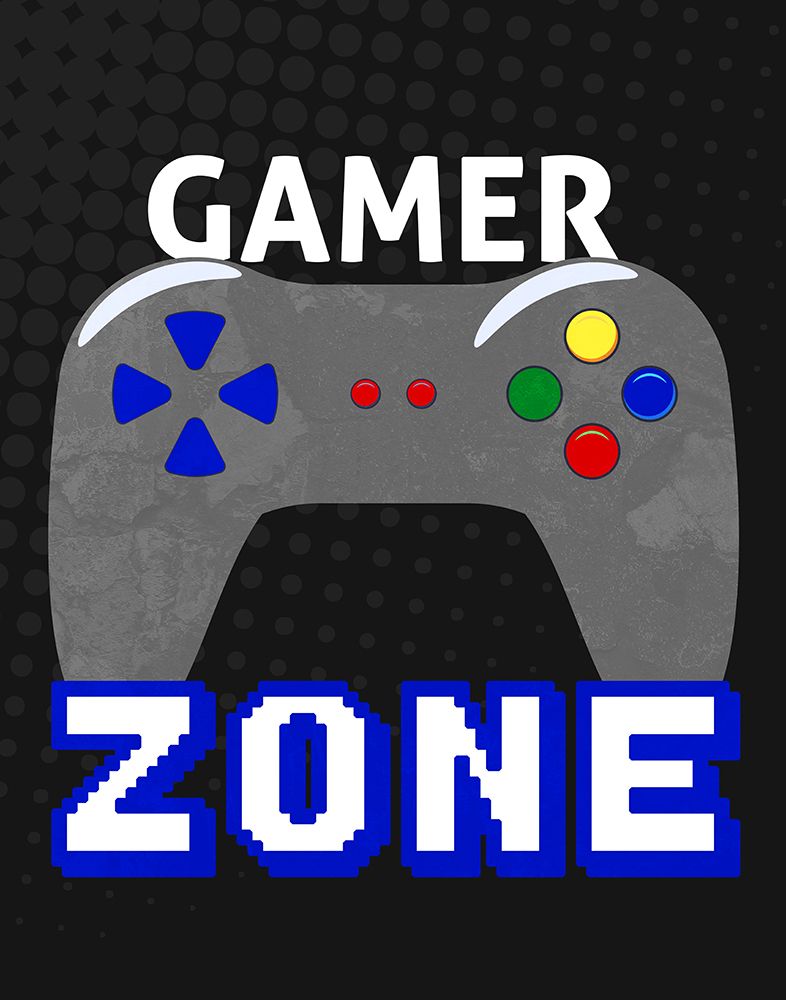 Gamer Zone Control 1 art print by Kimberly Allen for $57.95 CAD