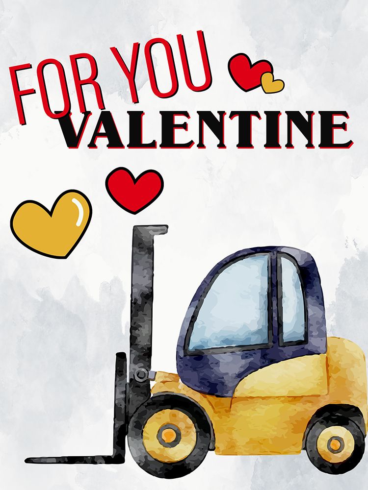Construction Valentine 4 art print by Kimberly Allen for $57.95 CAD