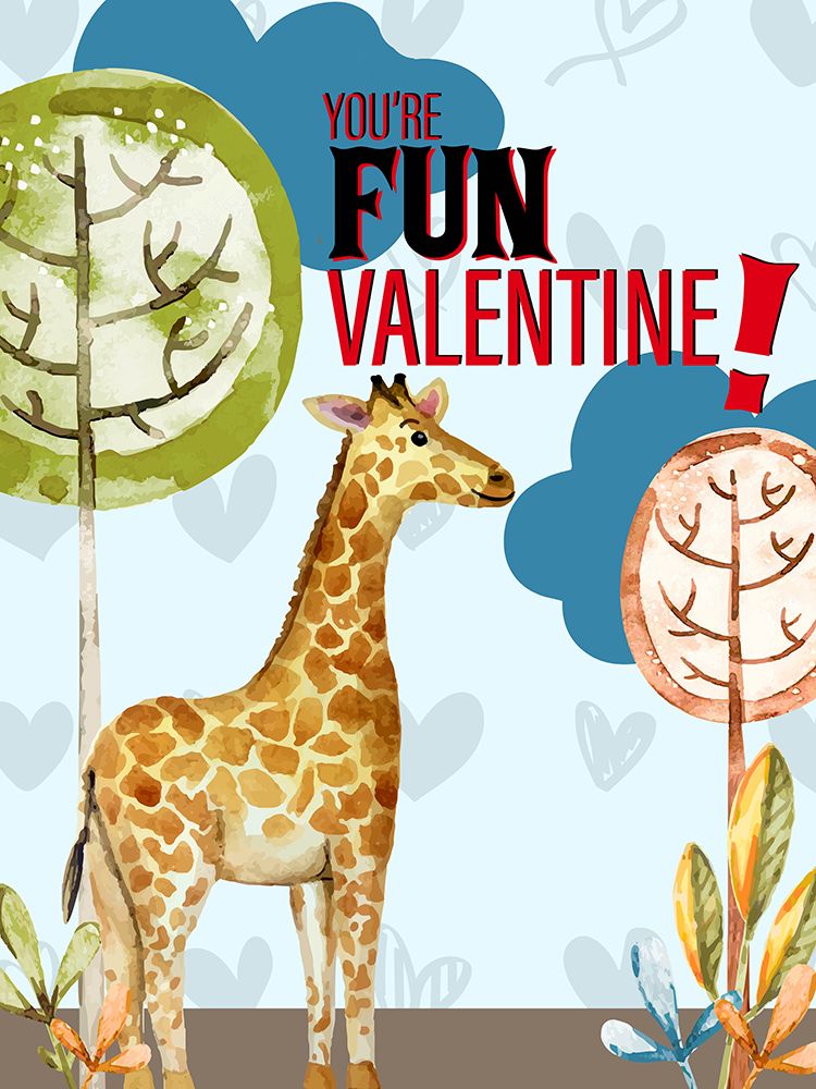 Valentine Zoo 1 art print by Kimberly Allen for $57.95 CAD