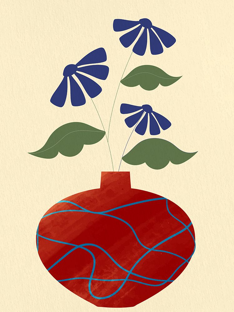 Bold Vase 1 art print by Kimberly Allen for $57.95 CAD