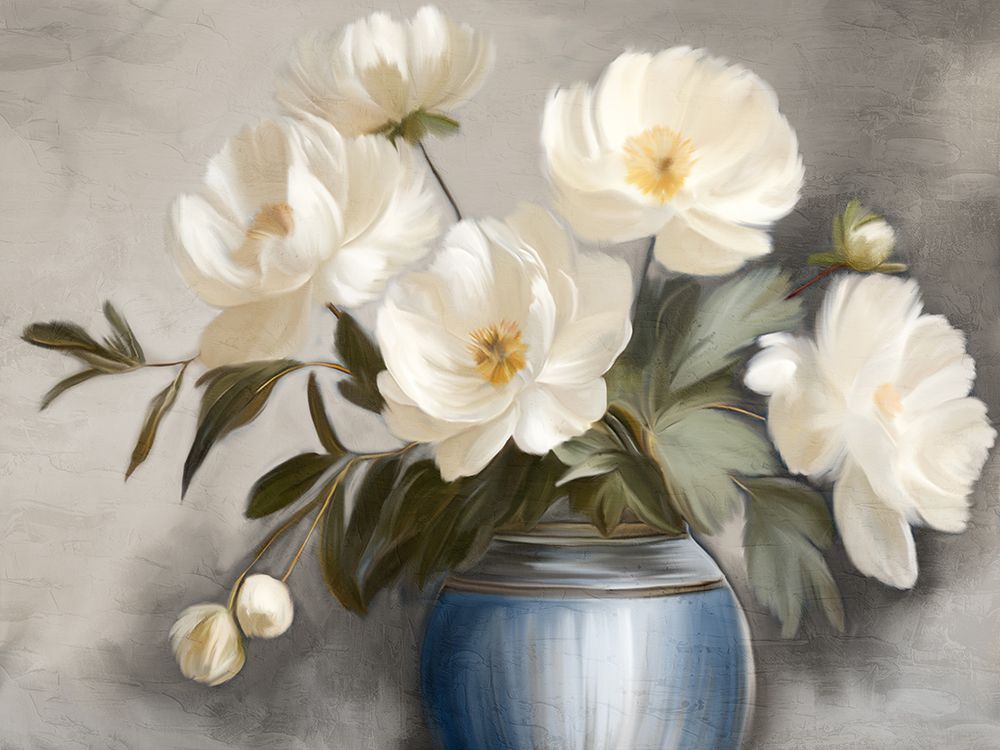 Whites In A Vase art print by Kimberly Allen for $57.95 CAD