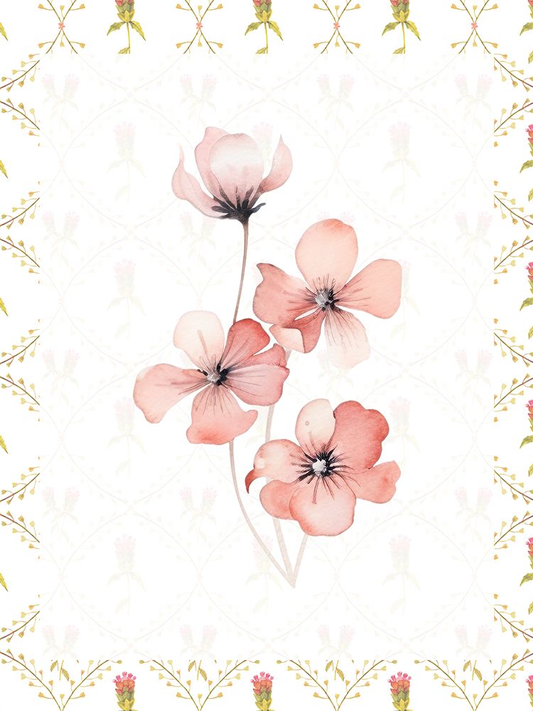 Trellis Floral 2 art print by Kimberly Allen for $57.95 CAD