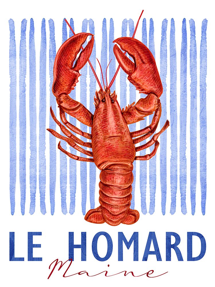 Le Homard art print by Kimberly Allen for $57.95 CAD