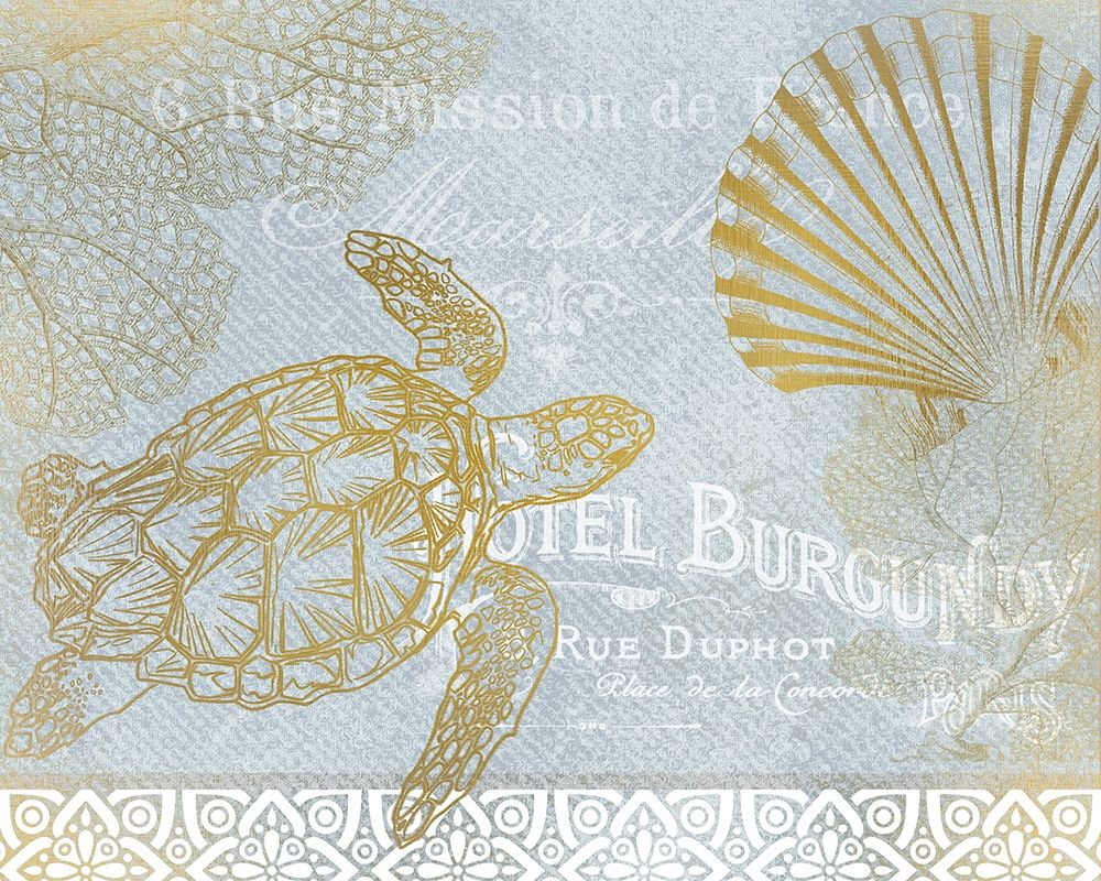 Azure Coastal Calm Series 2 art print by Kimberly Allen for $57.95 CAD