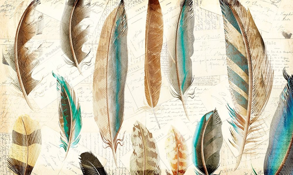 Feather Letters 1 art print by Allen Kimberly for $57.95 CAD