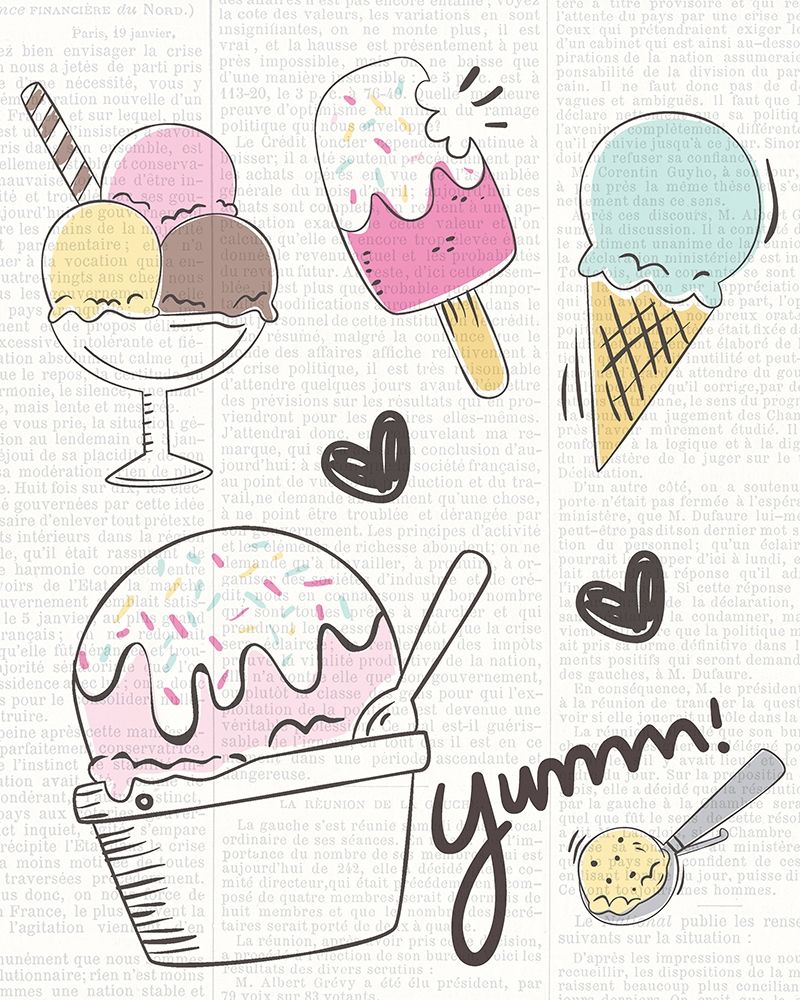 Yum 2 art print by Kimberly Allen for $57.95 CAD