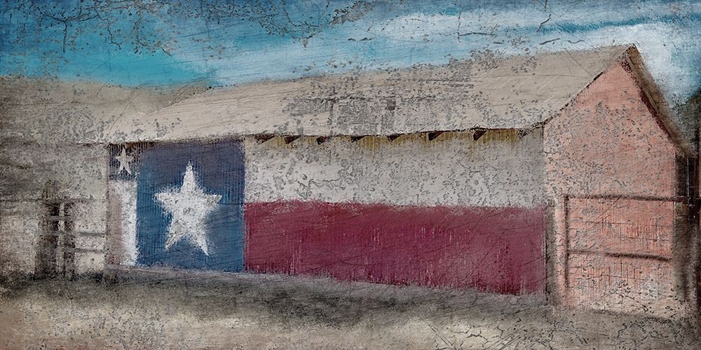 Texas Barn art print by Allen Kimberly for $57.95 CAD