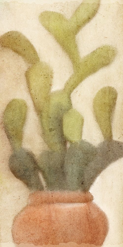 Potted Cactus 1 art print by Allen Kimberly for $57.95 CAD