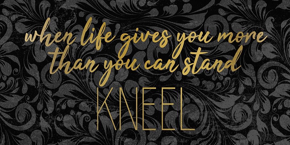 Kneel 1 art print by Allen Kimberly for $57.95 CAD