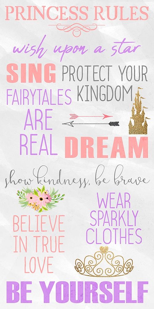Princess Rules Panel art print by Allen Kimberly for $57.95 CAD
