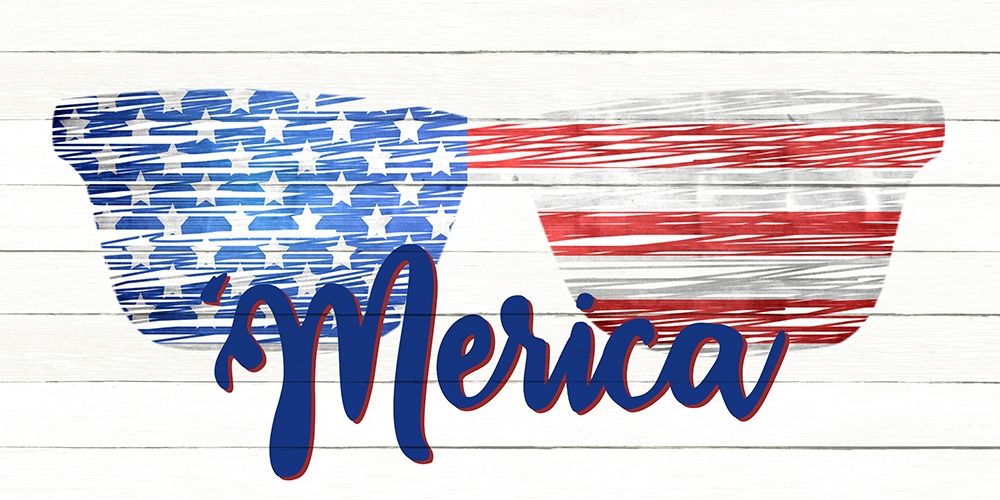 Merica art print by Kimberly Allen for $57.95 CAD