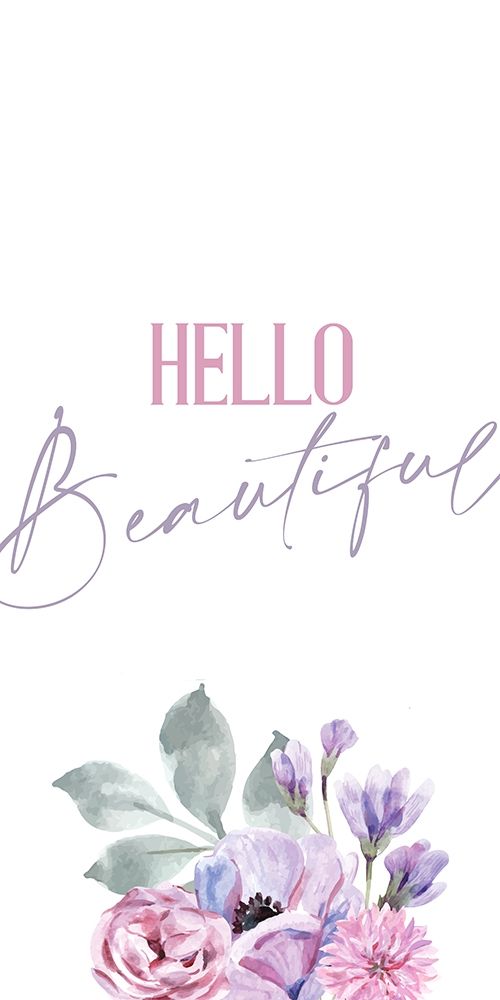 Hello Beautiful 1 art print by Kimberly Allen for $57.95 CAD