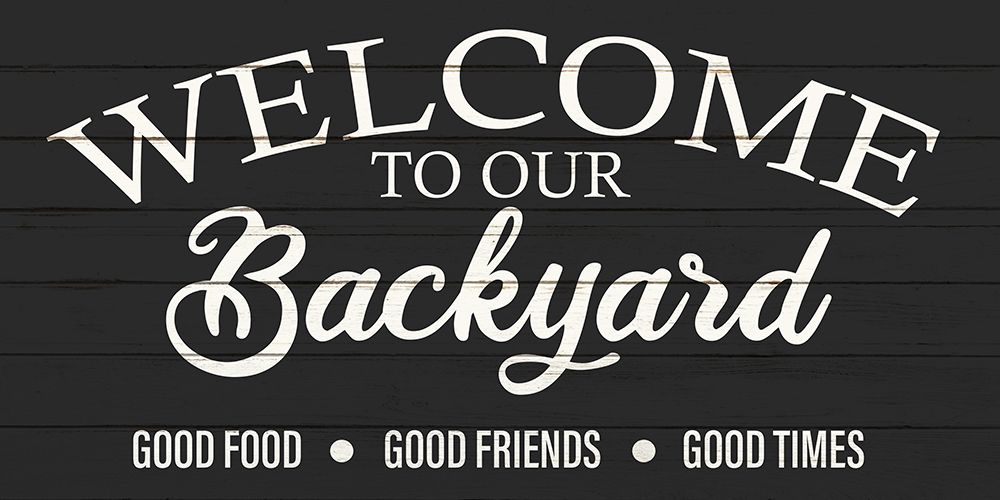 Welcome Backyard art print by Kimberly Allen for $57.95 CAD