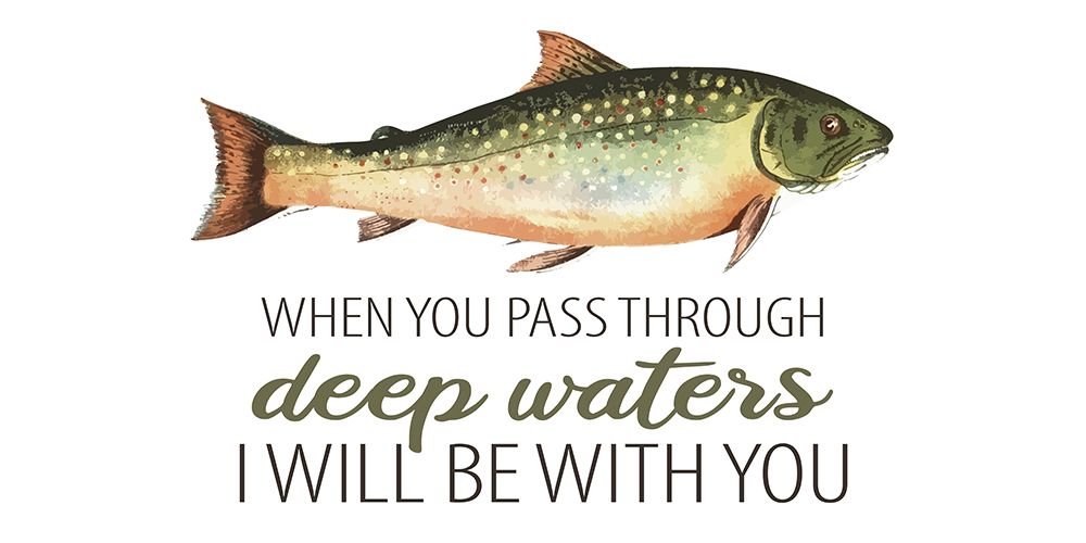 Deep Waters Fish 1 art print by Kimberly Allen for $57.95 CAD