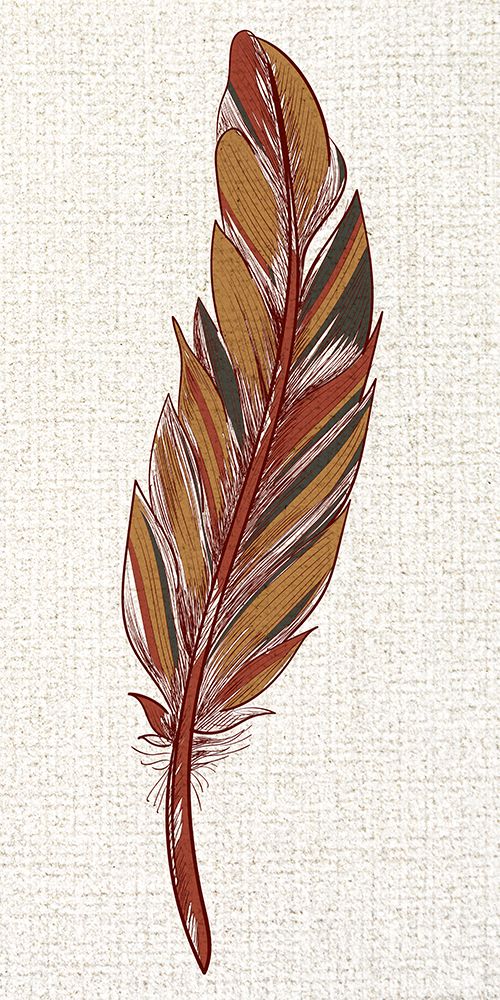 Feather Linen Panel 2 art print by Kimberly Allen for $57.95 CAD