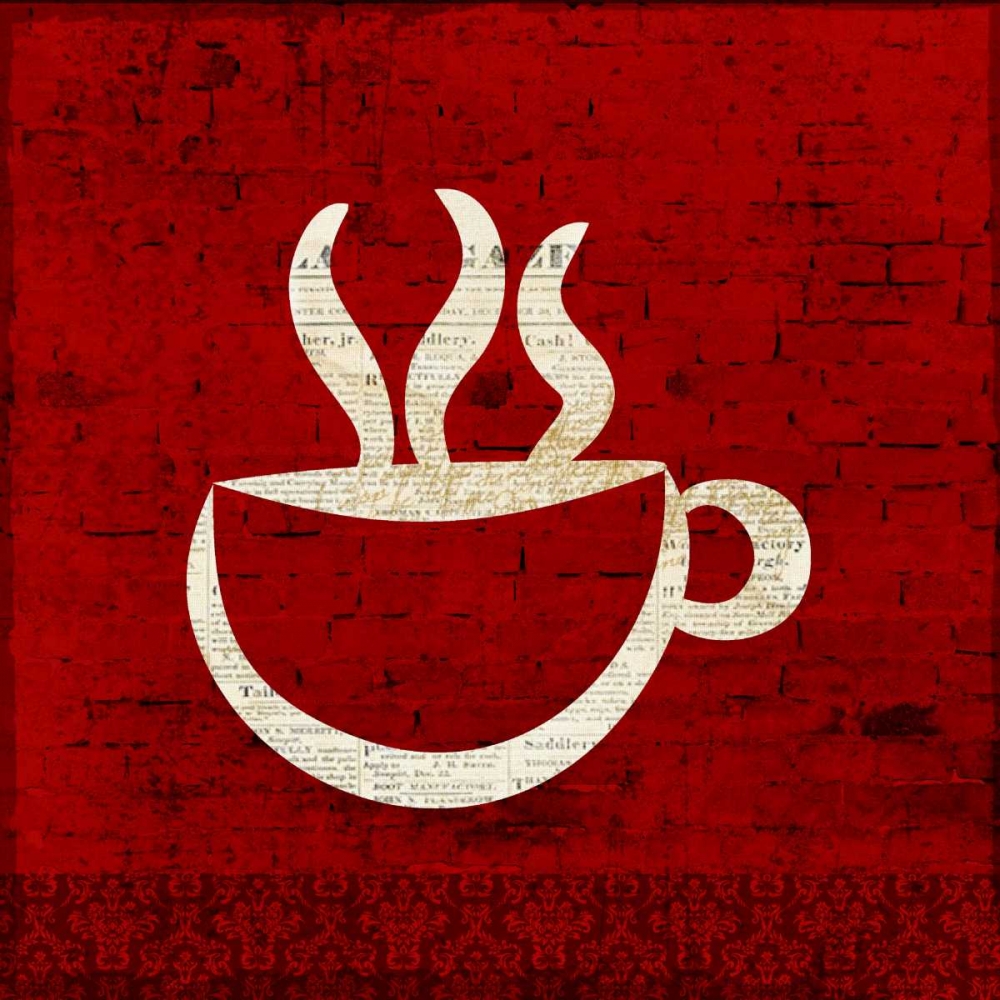 Red Coffee 1 art print by Kimberly Allen for $57.95 CAD