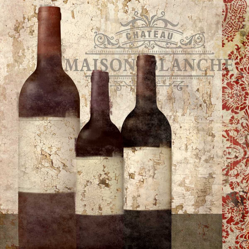 Vintage Wine 3 art print by Kimberly Allen for $57.95 CAD