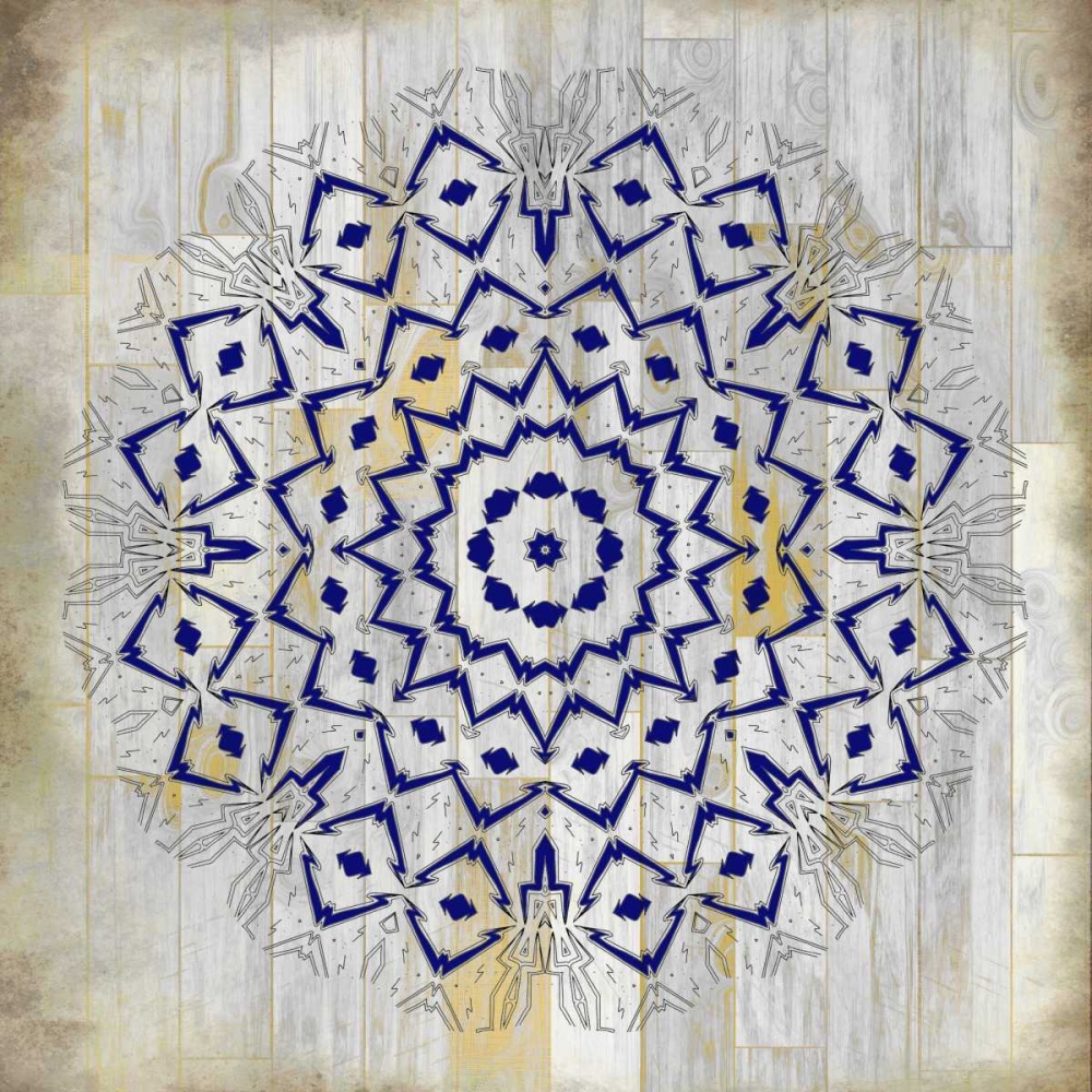 Indigo Tile 1 art print by Kimberly Allen for $57.95 CAD