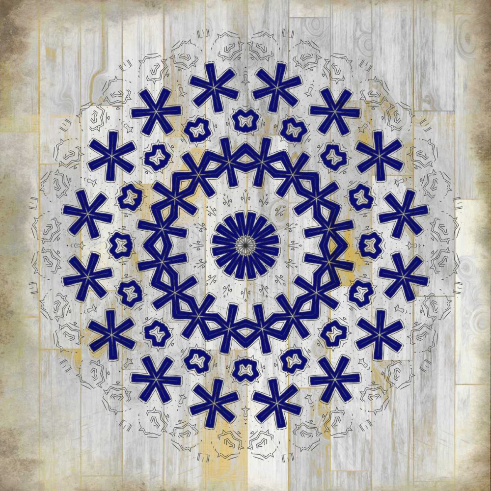 Indigo Tile 2 art print by Kimberly Allen for $57.95 CAD