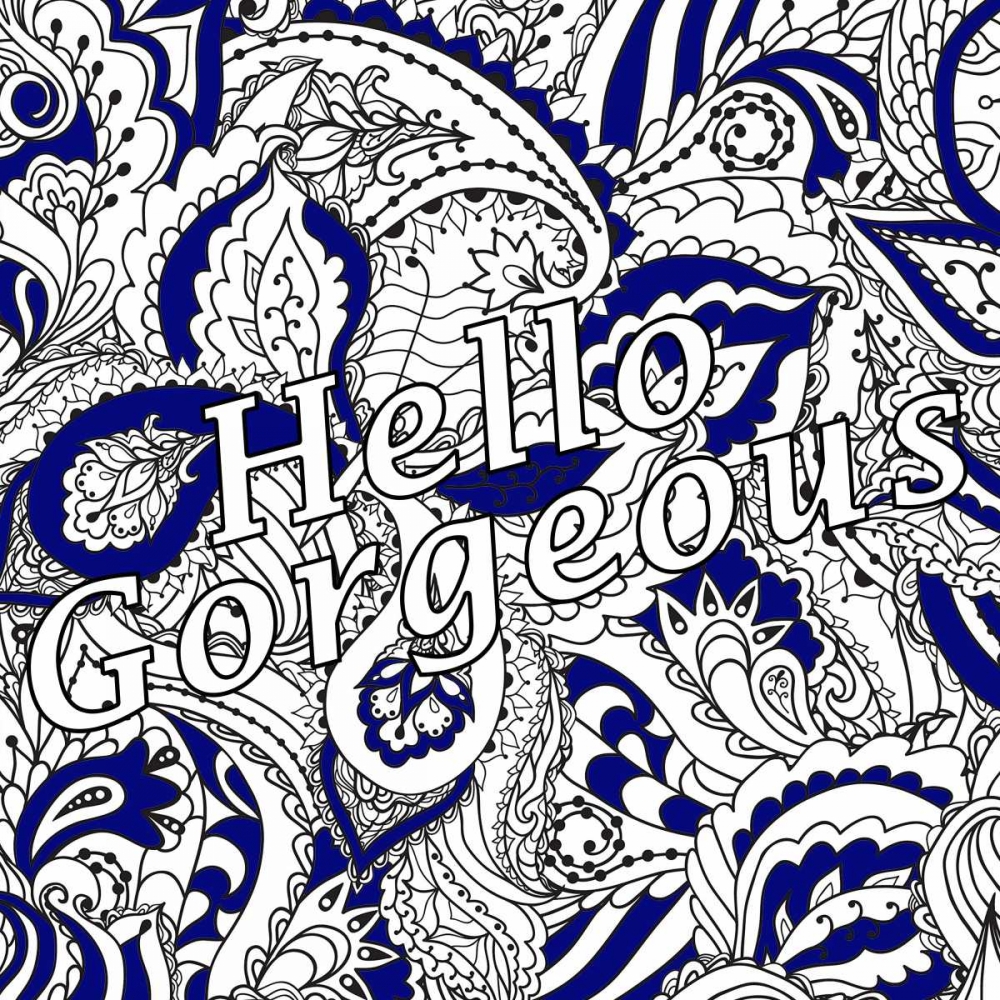 Hello Gorgeous art print by Kimberly Allen for $57.95 CAD