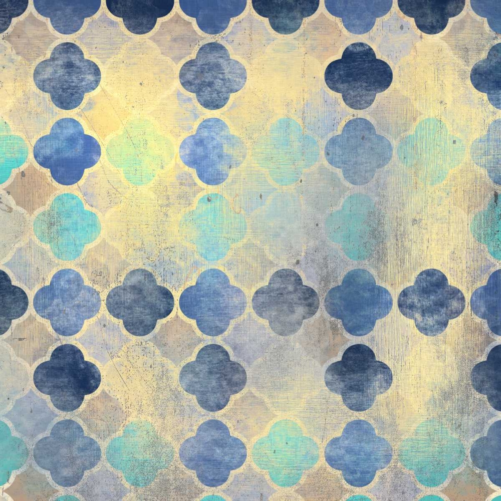 Indigo Marble Pattern art print by Kimberly Allen for $57.95 CAD