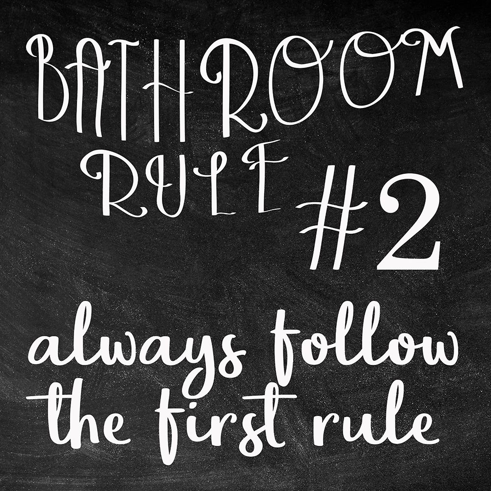 Bath Rules 3 art print by Kimberly Allen for $57.95 CAD