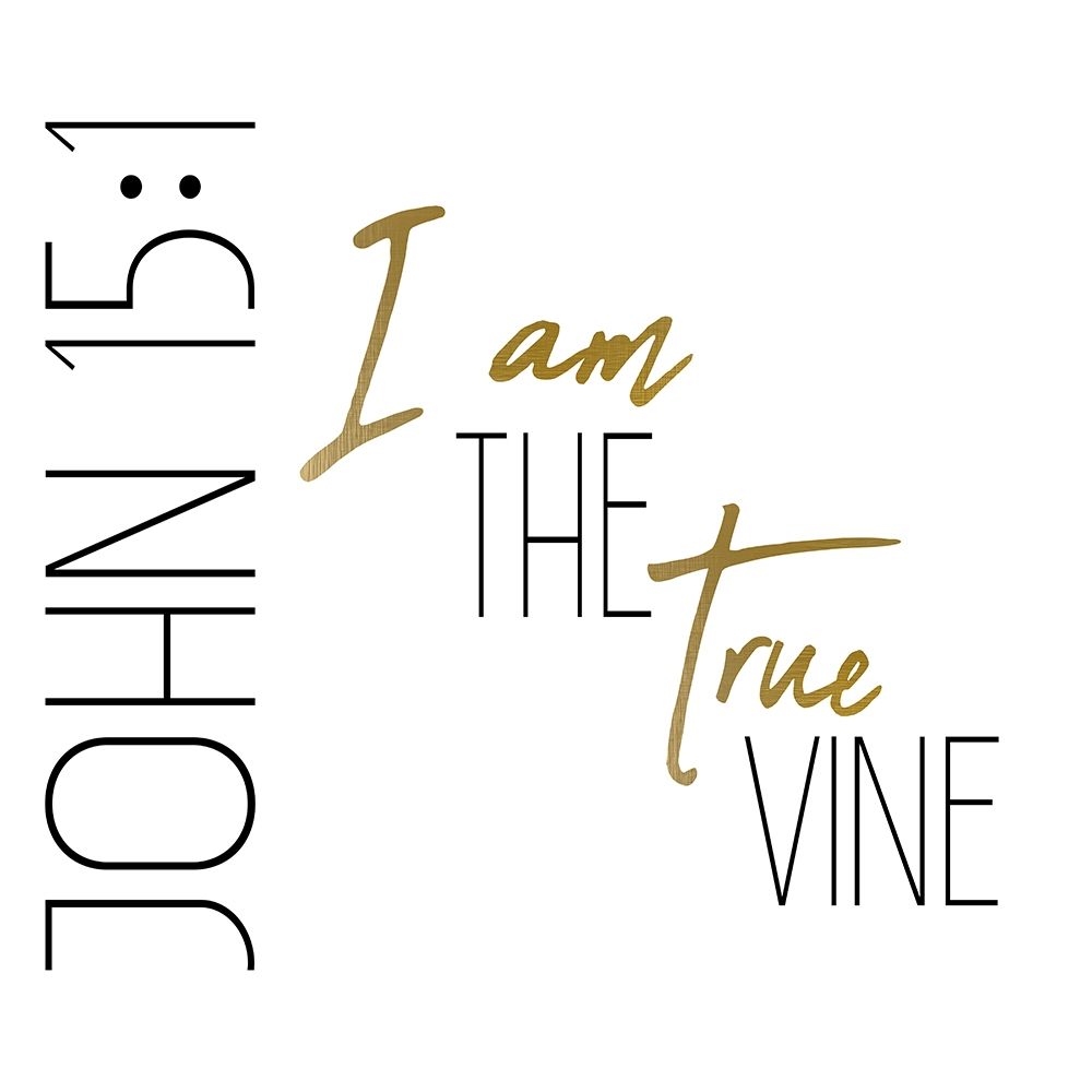 I am the True Vine Square art print by Allen Kimberly for $57.95 CAD