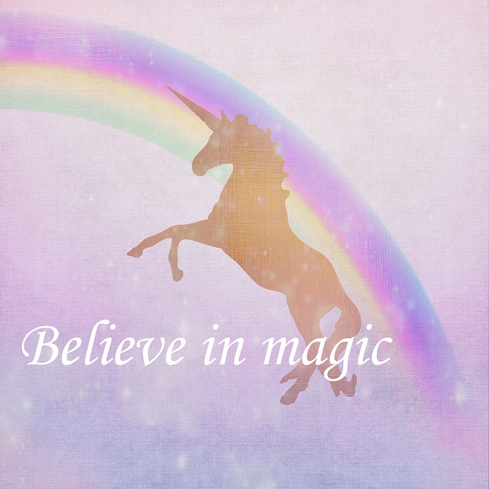 Believe in Magic Unicorn art print by Allen Kimberly for $57.95 CAD