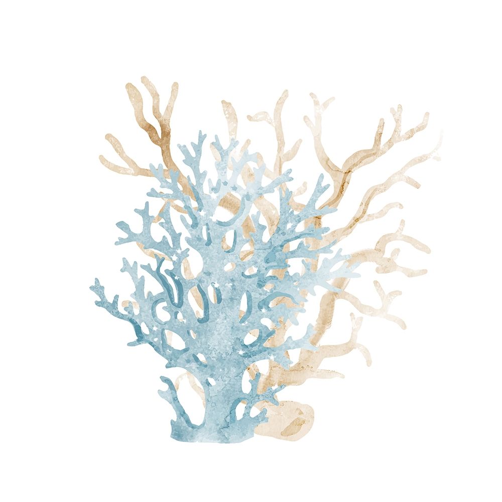 Coral Cove Blue 3 art print by Allen Kimberly for $57.95 CAD